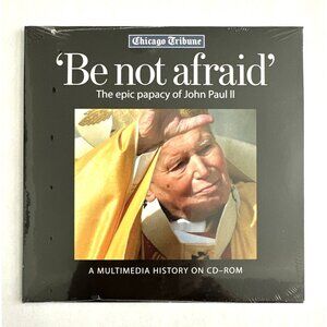 'Be not afraid' The epic papacy of John Paul II 2 Multimedia CD-ROM - New Sealed
